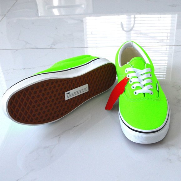 vans era neon green gecko sneaker shoes new - Picture 7 of 9